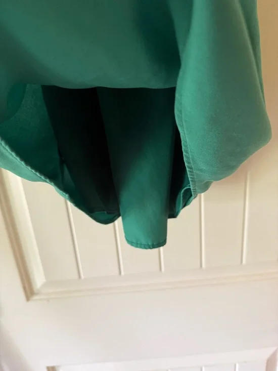 J. Crew Teal Satin Halter Cami - Picture 3 of 6